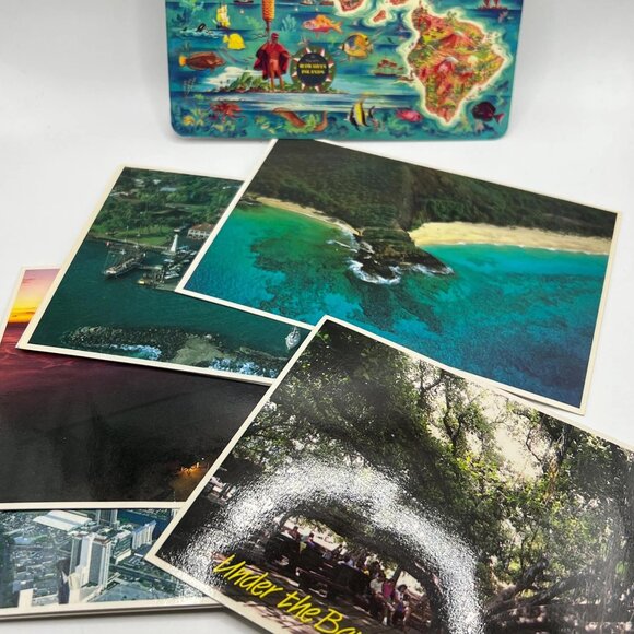 Vintage Hawaiian postcards lot of 10 - Picture 1 of 6